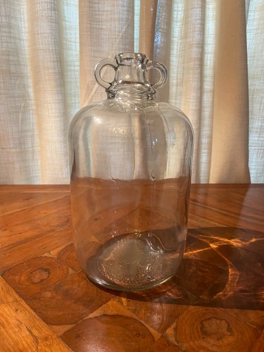 Vintage clear glass - 1, gallon