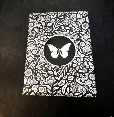 Black butterfly gilded playing - butterfly,
