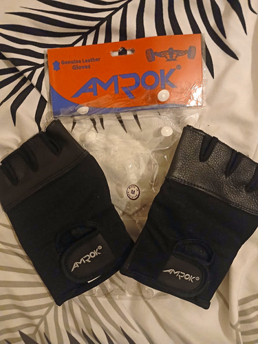 Amrok leather half finger - half,