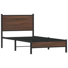 Metal Bed Frame with Headboard