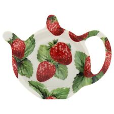 STRAWBERRY FIELDS TEA BAG SPOON REST  HOLDER