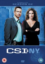 CSI New York: Complete Season 2 DVD (2010) Gary Sinise cert 15 6 discs