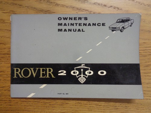 Rover 2000 owners - 2000,