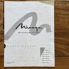 MIRAGE Speakers FRx 1-3-5-7-9