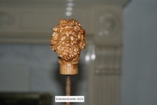 ZEUS Walking Stick Handle carved in solid British ELM