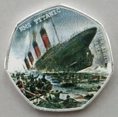Rms titanic commemorative coin - titanic,