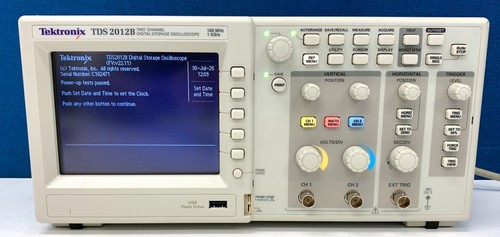 Tektronix tds2012b two channel - tektronix,