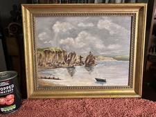 BRITISH COAST Oil Painting