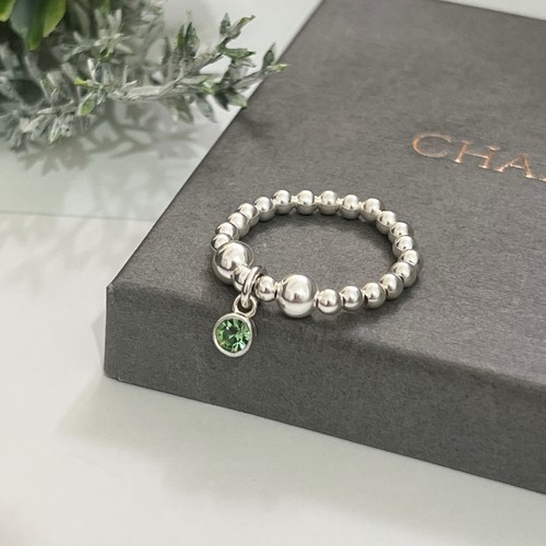 Beaded stretch ring - stretch, with