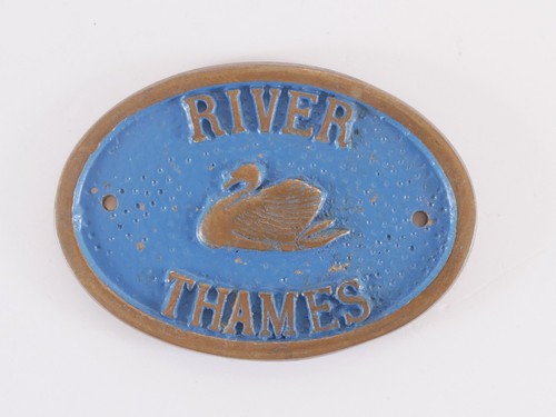Vintage river thames swan cast - vintage,
