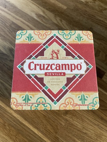 100 cruzcampo beer - x, mats
