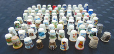 Mixed Bundle 86 x Vintage Ceramic / Bone China  Collectable Thimbles