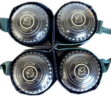 Taylor Legacy SL Indoor/Outdoor Bowls - Size 4 - Excellent - MAINLY USED INDOORS
