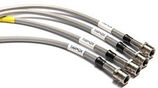 Tarox Steel Braided Brake Hoses 6 Lines for Peugeot 405 Mi16 (up to No.8043879)