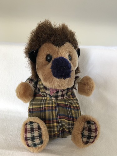 Vintage soft toy hedgehog - soft,