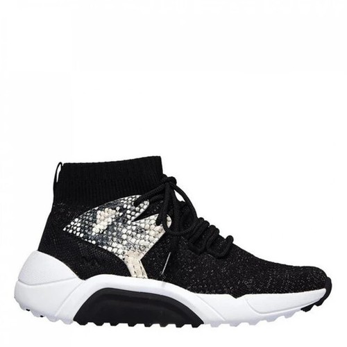 Skechers black knit - knit, ergonomic