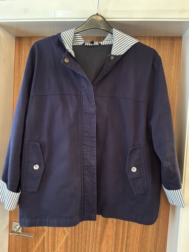 Ladies navy windbreaker - navy, jacket