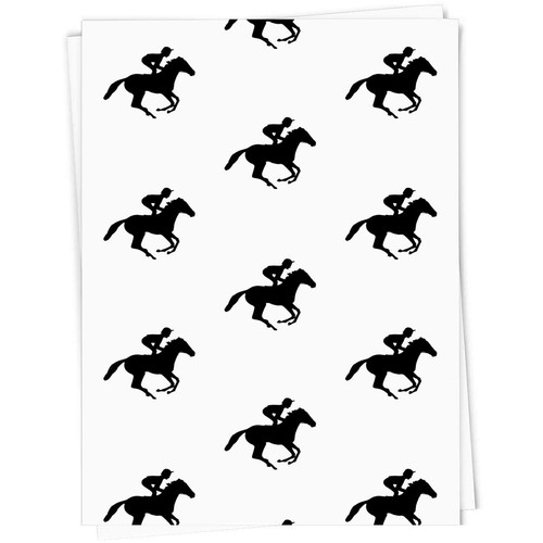 Jockey with horse - gift, wrap