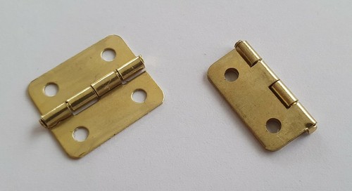 Gold mini butt hinges - mini, craft