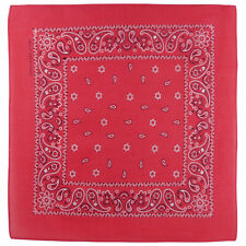 Cerise Pink Paisley Bandana Bandanna Scarf Classic Pattern With An Alternate Des