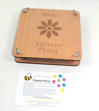 Flower press wooden 200mm - flower,