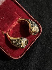 *SCRAP VALUE*  18ct Gold Diamond Ceylon Sapphires Amethyst Ring Size O1/2 11.52g