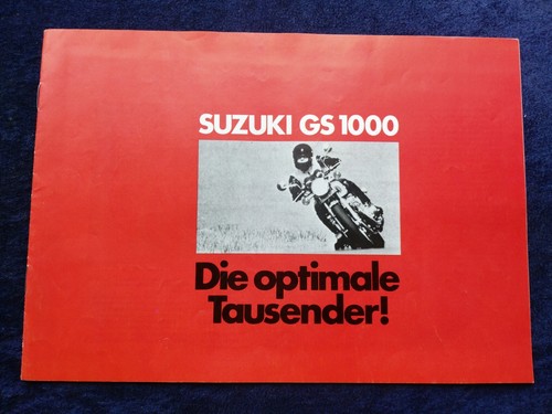 1978 suzuki 1000 brochure - suzuki,