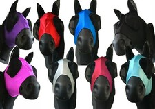 Horse Lycra Fly Mask Hood Pony