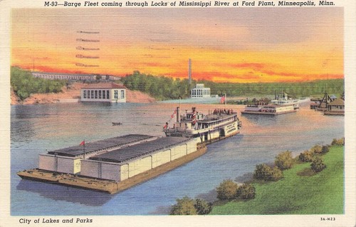 Barge locks mississippi river - locks,