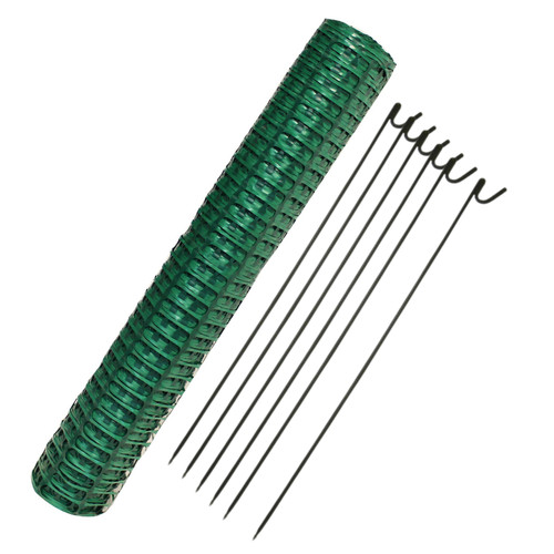Green barrier mesh fencing - green,