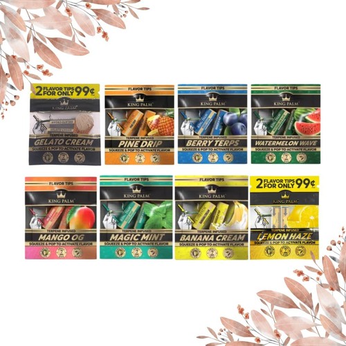King palm flavoured tips - king, pack
