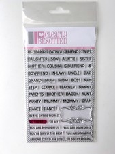 Clearly Besotted Simply The Best stamp set