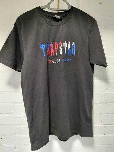 Shirt mens trapstar black - t,