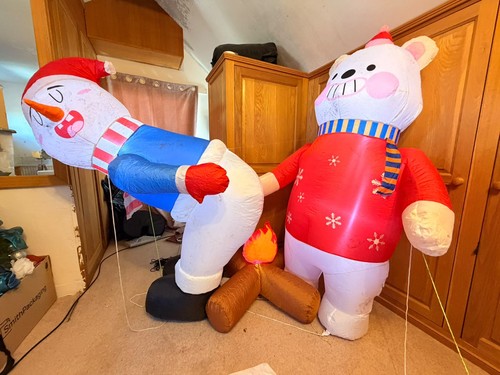 7ft funny christmas inflatable - 7ft,