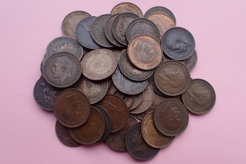 Farthings george vi - farthings,,