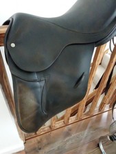 J. A Barnsby 16 Brown Saddle Christie Collection Leather
