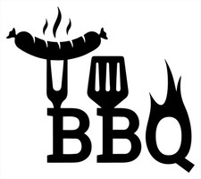 BBQ DAD FATHER VINYL DECAL