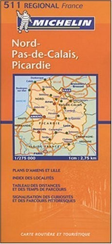 Michelin map 511 - 511, regional