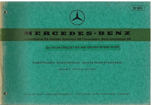 Mercedes benz w107 - benz,