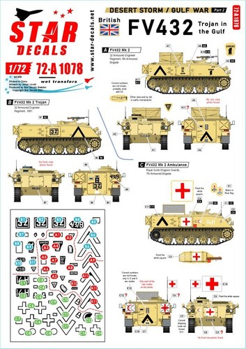 Star decals a1078 desert - 72-a1078,,