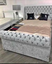 NEW Chesterfield Sleigh Bed
