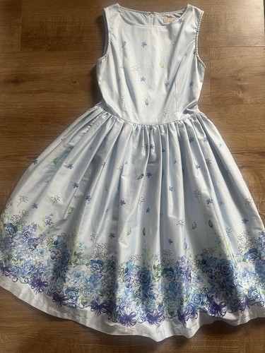 Lindy bop baby blue - blue, rockabilly