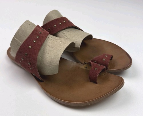 Cydwoq studded red leather toe - cydwoq,