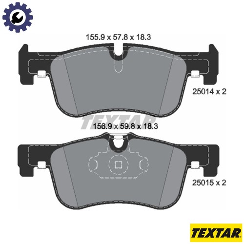 Brake pad set - pad, disc