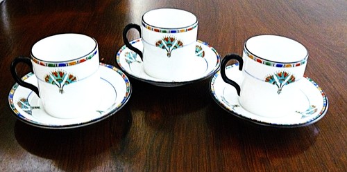 Antique chelson china 3xcoffee - chelson,