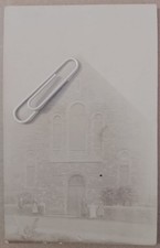 Old Very Faint Postcard Of The Wesley Chapel, Taibach, Port Talbot - Read Info! 