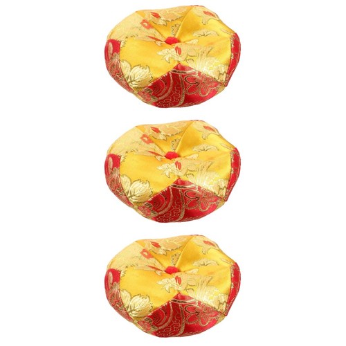 Golden cloth sound bowl - cloth,