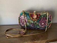 Judith Leiber Floral Crystal Clutch