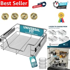 3x Chrome-Plated Pull-Out