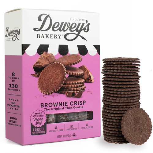 Brownie crisp cookie thins - brownie,